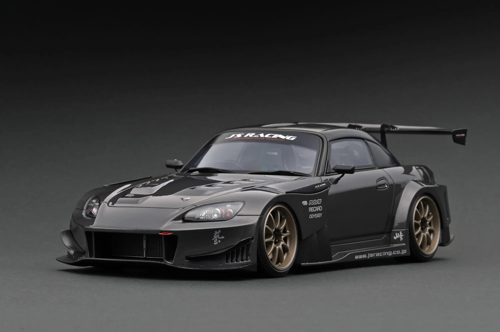 1/18 IGNITION J'S RACING HONDA S2000 (AP1) Gun Metallic - IG2011