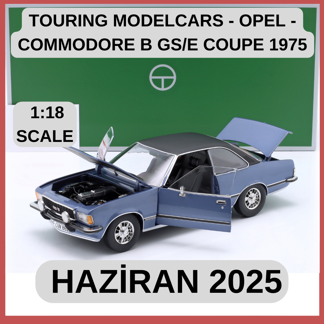 TOURING MODELCARS - OPEL - COMMODORE B GS/E COUPE 1975