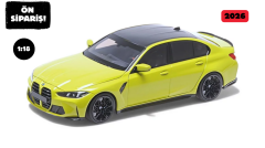 Ön Sipariş - 1/18 MINICHAMPS BMW M3 2024 Yellow Metallic - 110020222