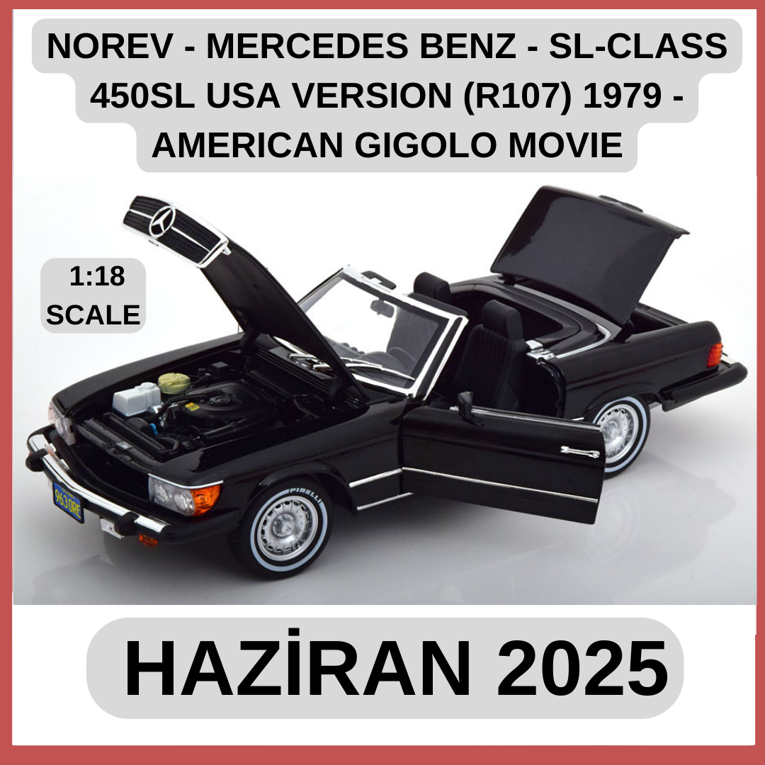 NOREV - MERCEDES BENZ - SL-CLASS 450SL USA VERSION (R107) 1979 - AMERICAN GIGOLO MOVIE
