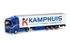 1/87 MAN TGX XXL Refrigerated Box Semitrailer *Kamphuis*, blue/white