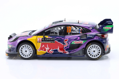 1/18 SOLIDO - FORD ENGLAND - PUMA RALLY1 RED BULL TEAM FORD WORLD RALLY M-SPORT N 19 WINNER RALLY MONTECARLO 2022 S.LOEB - I.GALMICHE