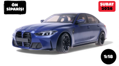 Ön Sipariş - 1/18 MINICHAMPS BMW M3 2024 Matt Blue Metallic - 110020220
