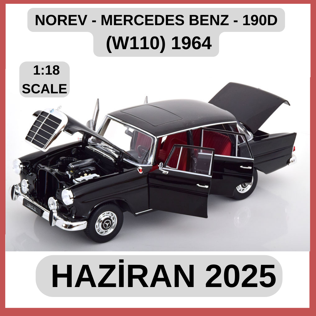 NOREV - MERCEDES BENZ - 190D (W110) 1964