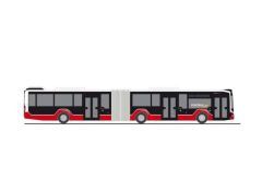 1/87 MAN Lion's City 18 Postbus Wiener Linien, white/black/red