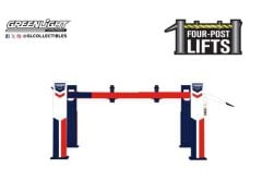1/64 Auto Body Shop Standard Oil *Four-Post Lifts Series 6*, blue/red/white