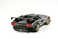 Ön Sipariş - 1/18 Kyosho Lamborghini Countach LP500R, schwarz/weiss - KYO8320C0