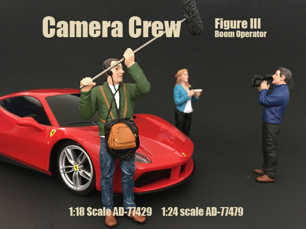 1/18 American Diorama Camera Crew III - Boom operator - AD77429