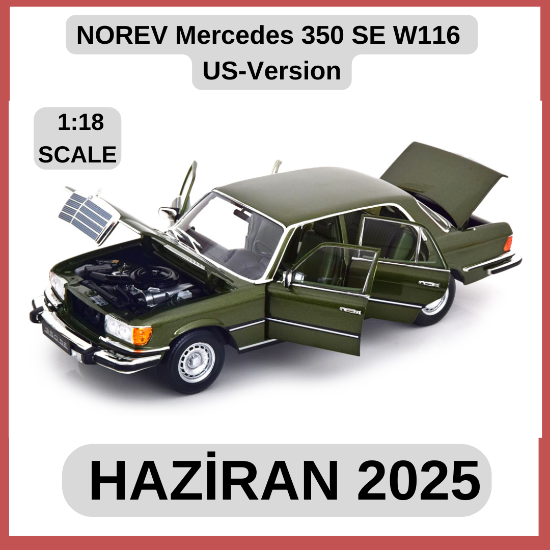 NOREV Mercedes 350 SE W116 US-Version 1973
