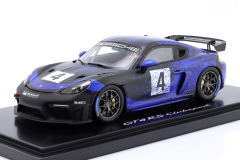 Ön Sipariş - 1/18 SPARK-MODEL - PORSCHE - 718 (982) CAYMAN GT4 RS N 4 CLUBSPORT 2023 - CON VETRINA - WITH SHOWCASE - WAP0214150PCAY