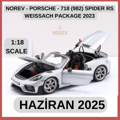 NOREV - PORSCHE - 718 (982) SPIDER RS WEISSACH PACKAGE 2023