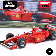 Ön Sipariş - 1/18 WERK83 - FERRARI - F1 F300 N 3 WINNER MONTREAL CANADA GP 1998 MICHAEL SCHUMACHER - W18033001