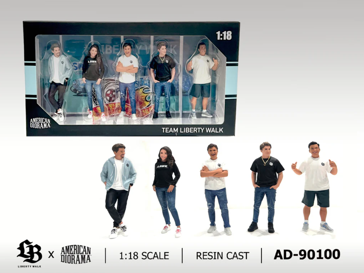 1/18 American Diorama figure set Team Liberty Walk