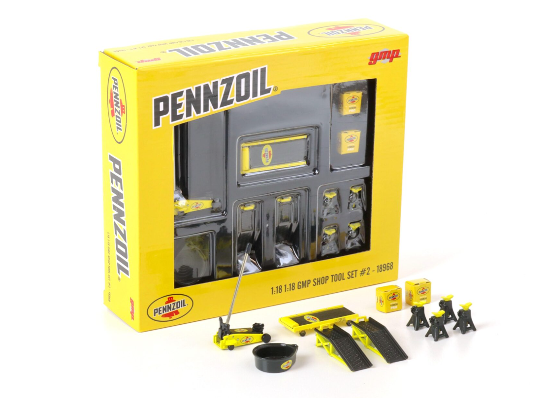 1/18 GMP Scale Pennzoil Shop Tool Set #2 Diecast Accessories 18968