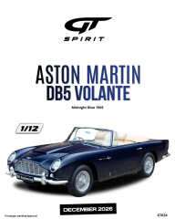 Ön Sipariş - 1/12 GT Spirit ASTON MARTIN DB5 VOLANTE, MIDNIGHT BLUE - GT624