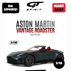 Ön Sipariş - 1/18 GT Spirit ASTON MARTIN VANTAGE ROADSTER, XENON GREY - GT623