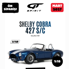 Ön Sipariş - 1/18 GT Spirit SHELBY COBRA 427 S/C, NAVY BLUE - GT595
