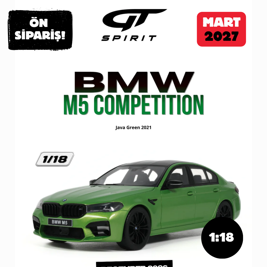 Ön Sipariş - 1/18 GT Spirit BMW M5 COMPETITION, JAVA GREEN - GT1014