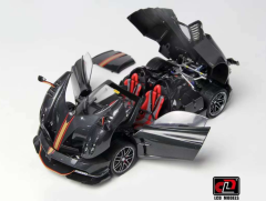 LCD-MODEL - 1/18 - PAGANI - HUAYRA BC ROADSTER 2017 - BLACK CARBON