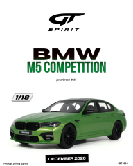 Ön Sipariş - 1/18 GT Spirit BMW M5 COMPETITION, JAVA GREEN - GT1014