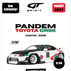 Ön Sipariş - 1/18 GT Spirit PANDEM Toyota GR86, CASTROL - GT985