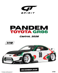 Ön Sipariş - 1/18 GT Spirit PANDEM Toyota GR86, CASTROL - GT985