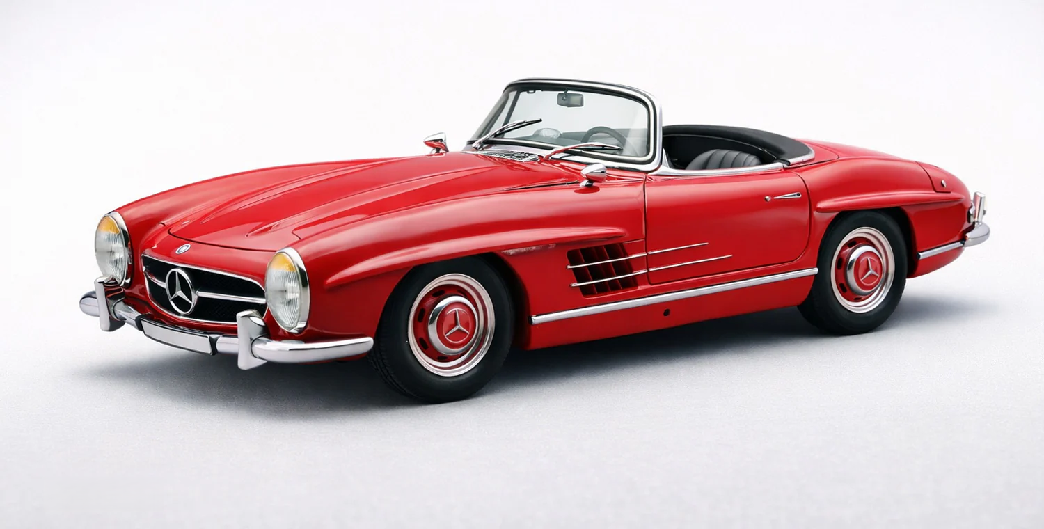 1/18 CMC Mercedes-Benz 300 SL W198, Roadster open - M282