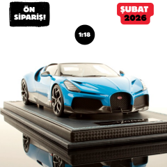 Ön Sipariş - 1/18 MR-MODELS - BUGATTI - MISTRAL W16 2023 - BUG015C