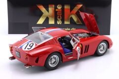 KK-SCALE - FERRARI - 250 GTO 3.0L V12 COUPE TEAM PIERRE NOBLET N 19 2nd 24h LE MANS 1962 JEAN GUICHET - PIERRE NOBLET