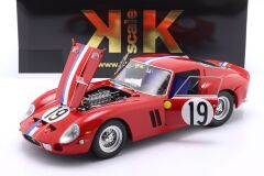 KK-SCALE - FERRARI - 250 GTO 3.0L V12 COUPE TEAM PIERRE NOBLET N 19 2nd 24h LE MANS 1962 JEAN GUICHET - PIERRE NOBLET