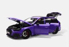 Ön Sipariş - 1/18 Kengfai & Kilo Works Audi RS4 Darwin (Violet Purple Metallic) - VAKW02301