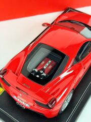 1/18 BBR FERRARI 458 ITALIA ROSSO SCUDERIA - P1813RS