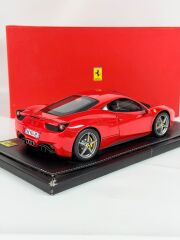 1/18 BBR FERRARI 458 ITALIA ROSSO SCUDERIA - P1813RS