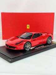 1/18 BBR FERRARI 458 ITALIA ROSSO SCUDERIA - P1813RS