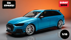 Ön Sipariş - 1/18 Kengfai & Kilo Works Audi RS4 Darwin (Blue Metallic) - VAKW02303