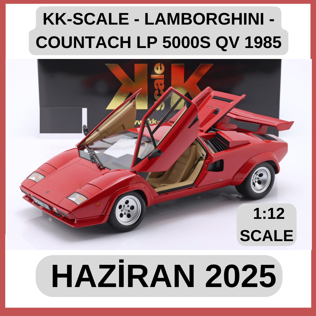 KK-SCALE - LAMBORGHINI - COUNTACH LP 5000S QV 1985
