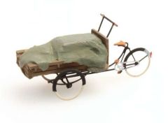 1/87 Cargo Bike with Sail, green/black