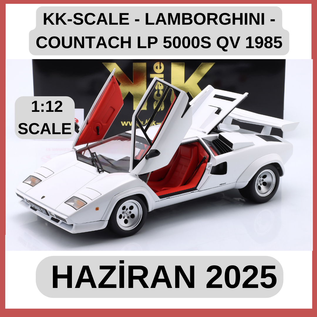 KK-SCALE - LAMBORGHINI - COUNTACH LP 5000S QV 1985