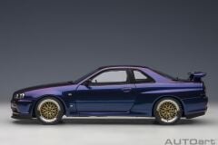 1/18 AUTOART - NISSAN - SKYLINE GT-R (R34) V-SPEC II NUR WITH BBS WHEELS 2002 - 77403