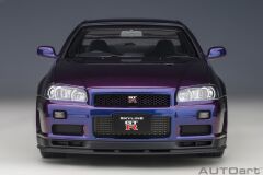 1/18 AUTOART - NISSAN - SKYLINE GT-R (R34) V-SPEC II NUR WITH BBS WHEELS 2002 - 77403