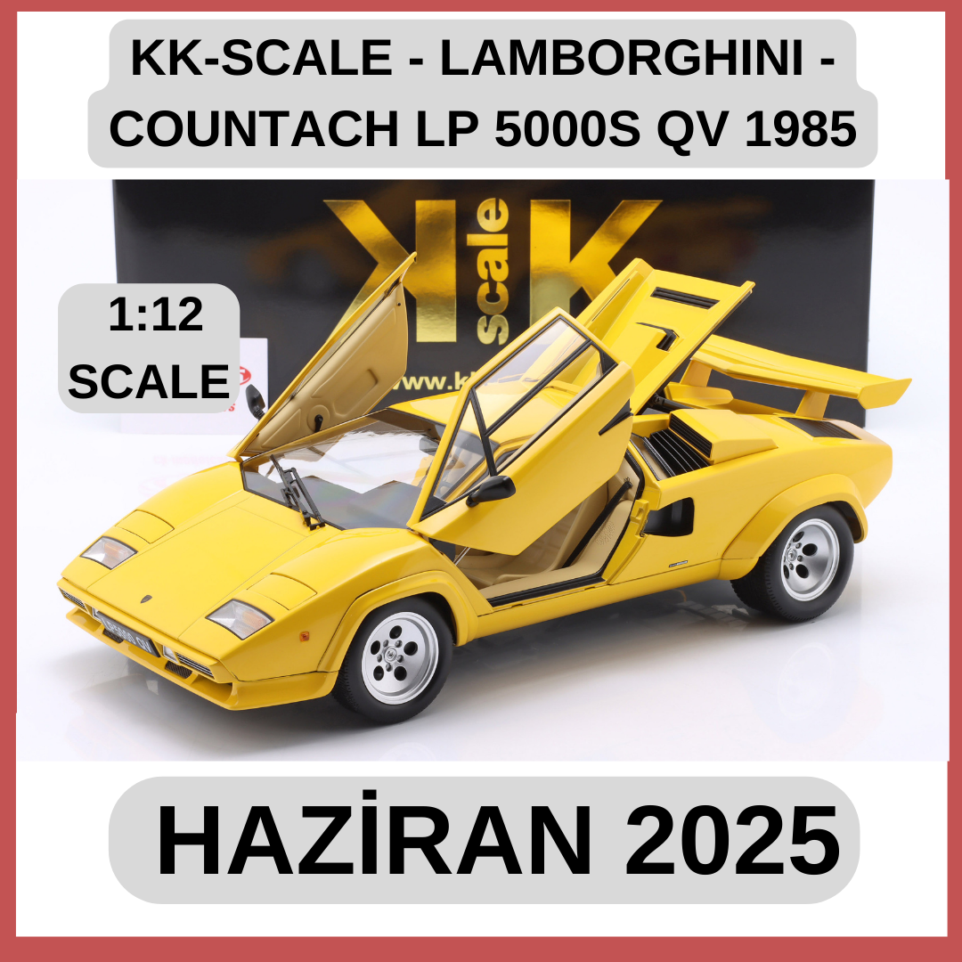 KK-SCALE - LAMBORGHINI - COUNTACH LP 5000S QV 1985