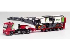 1/87 Mercedes Benz Actros T.Sz. Wirtgen 250i Enrico Feind, red