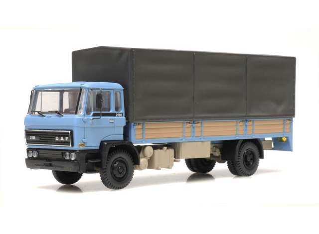 1/87 1982 DAF Tilt Cab open with hood, blue