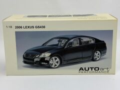 1/18 AUTOART LEXUS GS430 SEDAN BLACK - 78802