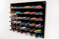 Atlantic 40115, 42 Adet 1/64 Ölçek Model Araba İçin Sergileme Ünitesi -Çarpaz Duruş