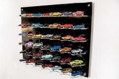 Atlantic 40115, 42 Adet 1/64 Ölçek Model Araba İçin Sergileme Ünitesi -Çarpaz Duruş