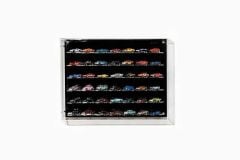 Atlantic 40115, 42 Adet 1/64 Ölçek Model Araba İçin Sergileme Ünitesi -Çarpaz Duruş