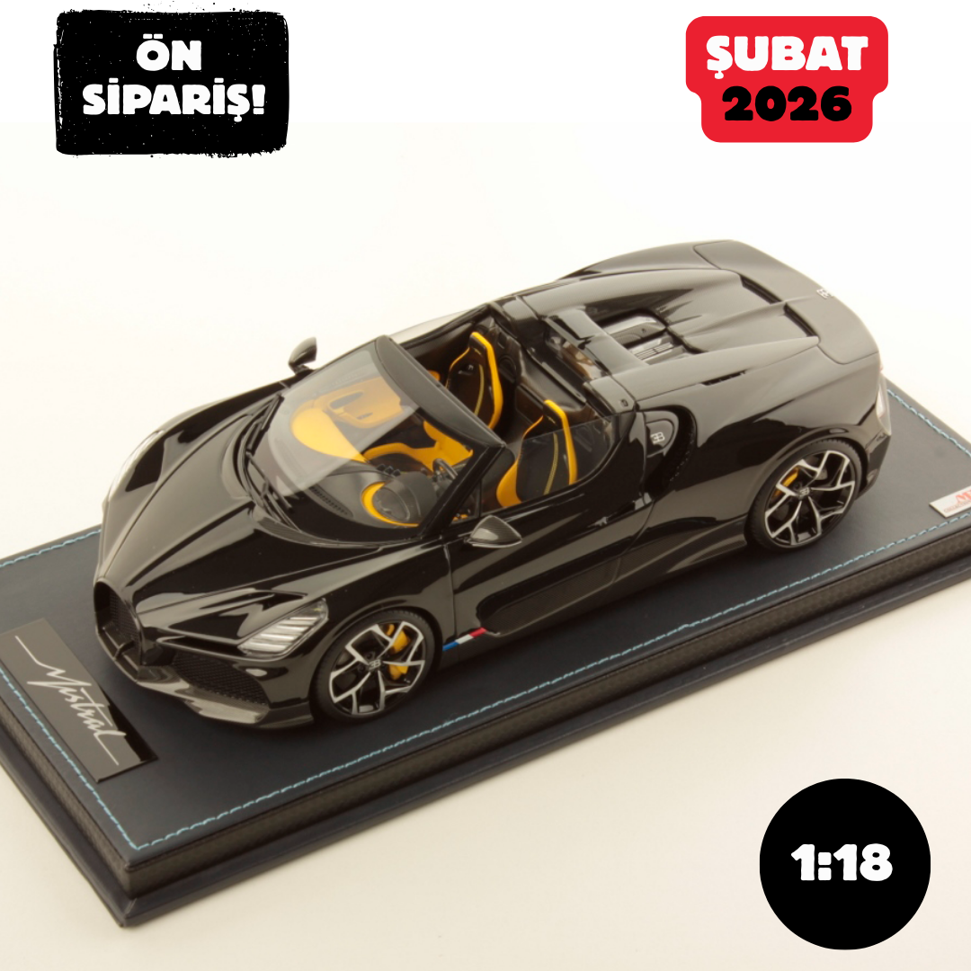 Ön Sipariş - 1/18 MR-MODELS Bugatti W16 Mistral - BUG015A