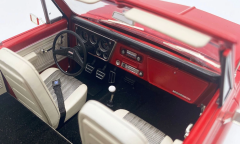 1/18 ACME GMC JIMMY SLAMMED CUSTOM LOW RIDER RED / WHITE TOP - A1807715