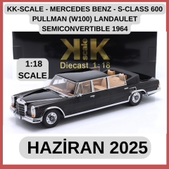 KK-SCALE - MERCEDES BENZ - S-CLASS 600 PULLMAN (W100) LANDAULET SEMICONVERTIBLE 1964